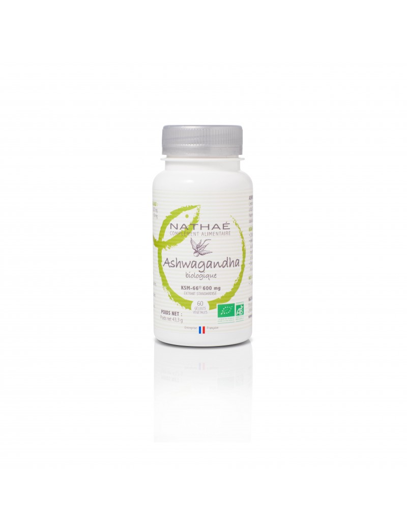 Ashwagandha KSM66® - 60 gélules 600 mg